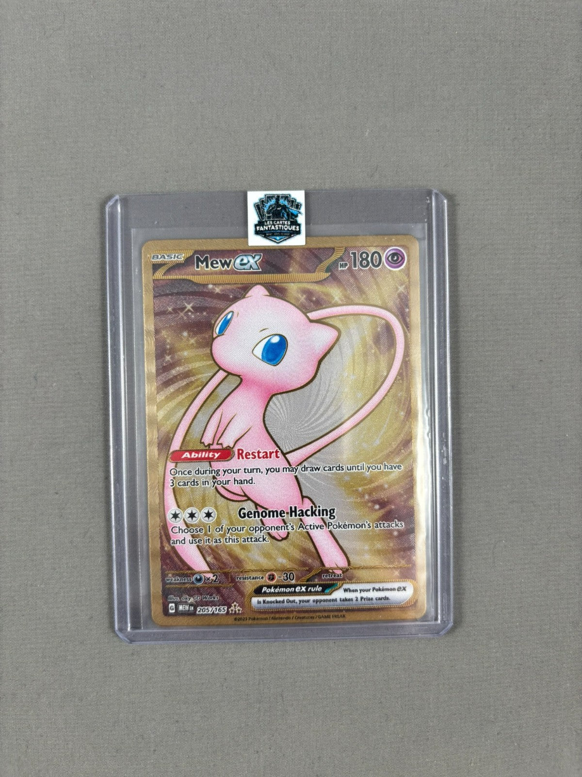 Mew ex (151 Metal Card, #205/165) SV - 151 NM Pokemon