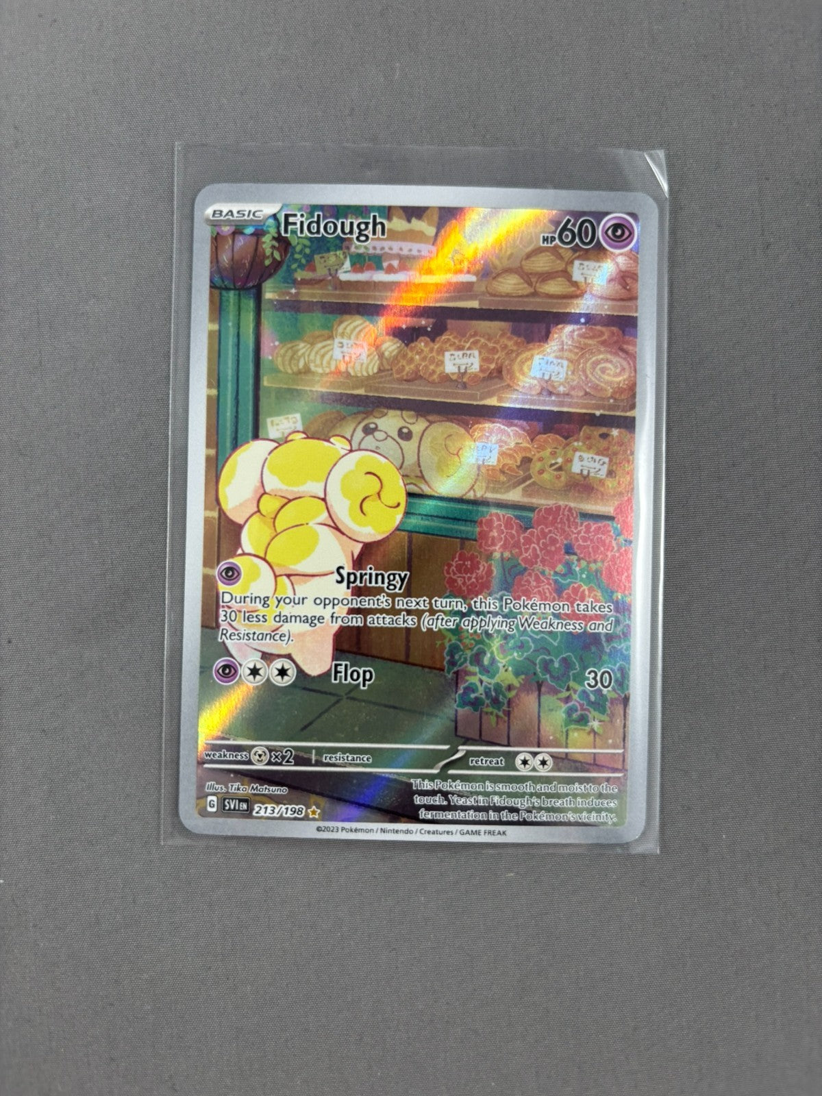 Fidough Holo Illustration Rare SV01: Scarlet & Violet Base Set 213/198 NM