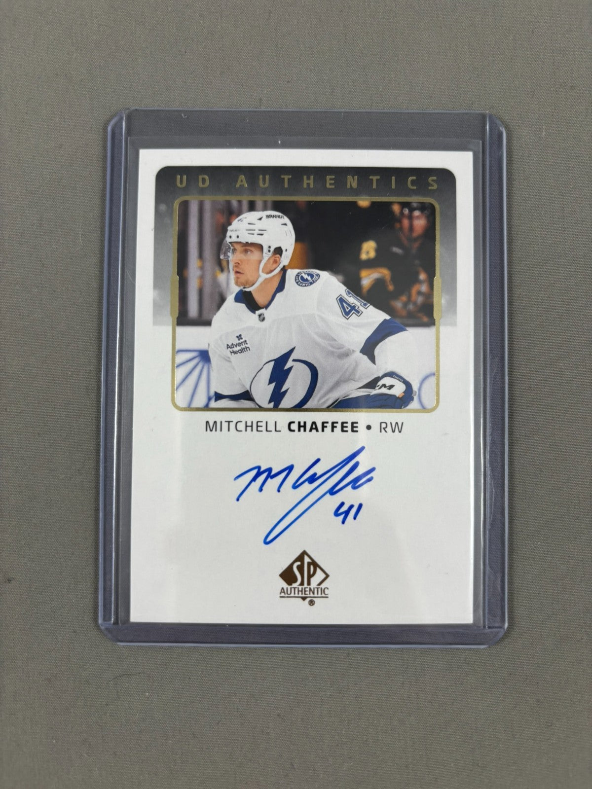 2025-26 SP Authentic Mitchell Chaffee UD Authentic Auto UDA-MI