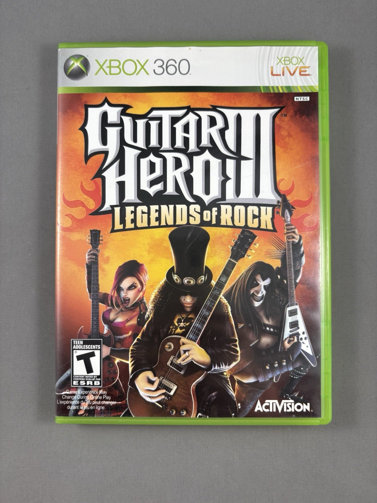 Guitar Hero III: Legends of Rock (Microsoft Xbox 360, 2007) CIB Complete