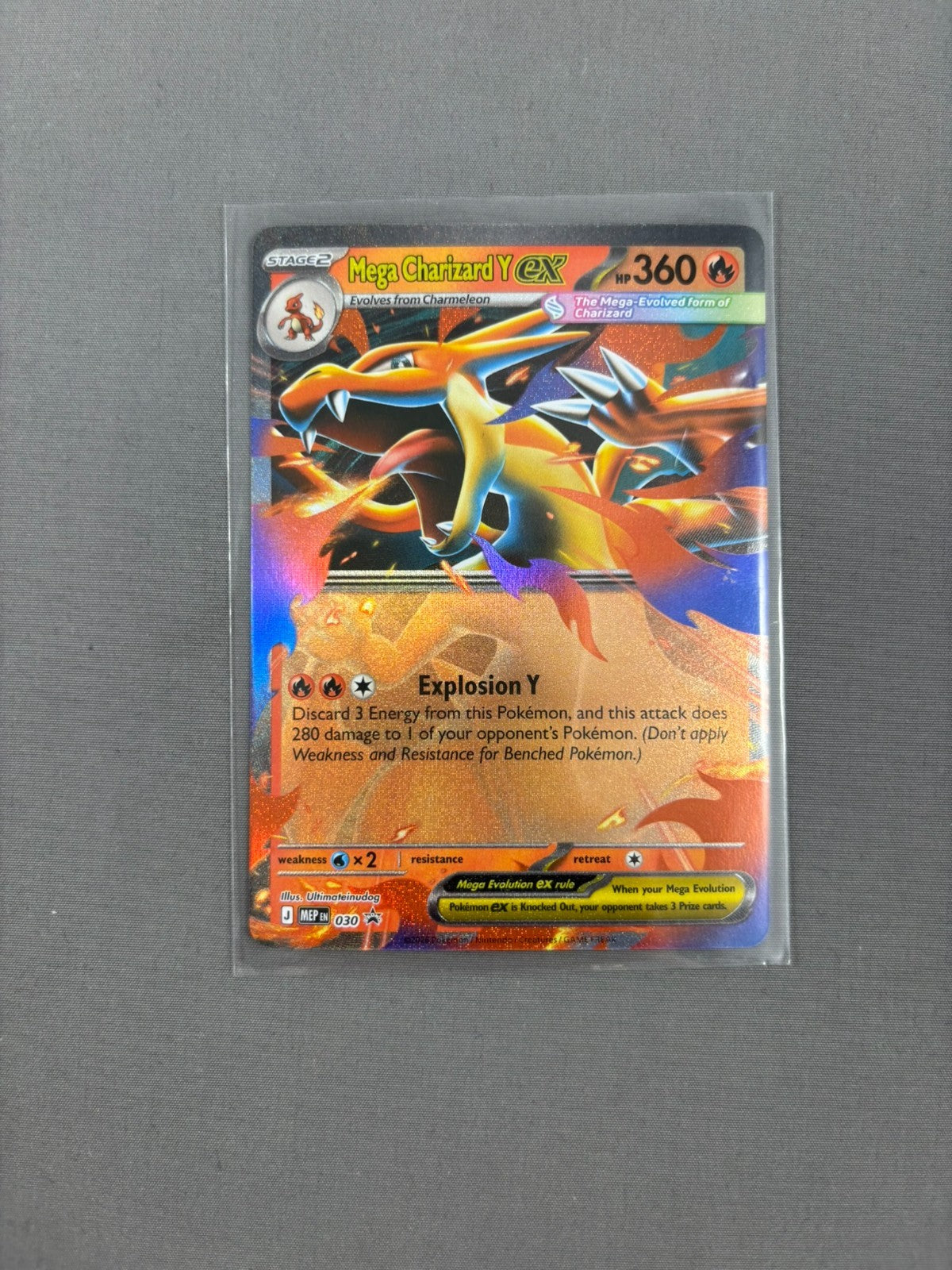 Mega Charizard Y ex 030 Holo Promo ME: Mega Evolution Promo Pokemon NM