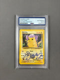 Steve Aoki Signed Pokémon Pikachu Yellow Cheeks Card #58 Slabbed AUTO PSA