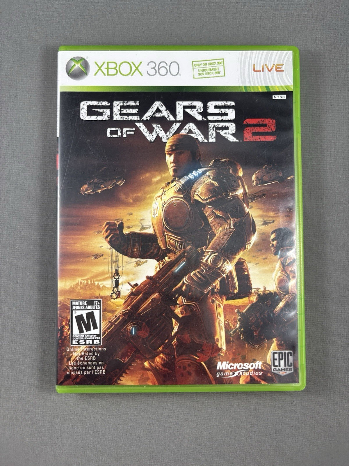 Gears of War 2 (Microsoft Xbox 360, 2008) Complete CIB