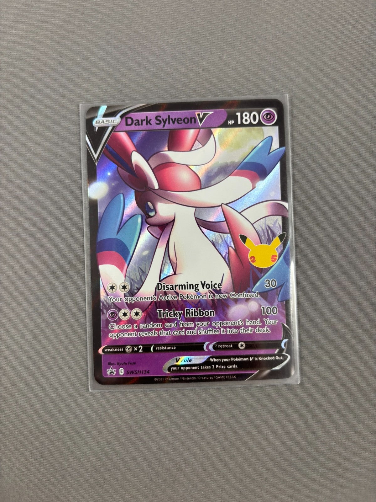 Dark Sylveon V SWSH134 Sword & Shield Promo Holo Pokemon Holo