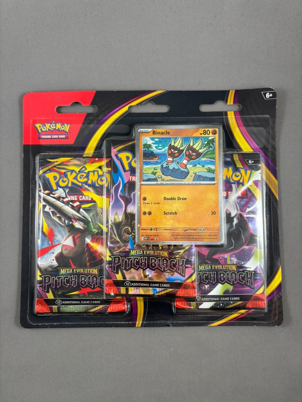 Pokemon POKEMON ME05 PITCH BLACK 3PK BLISTER