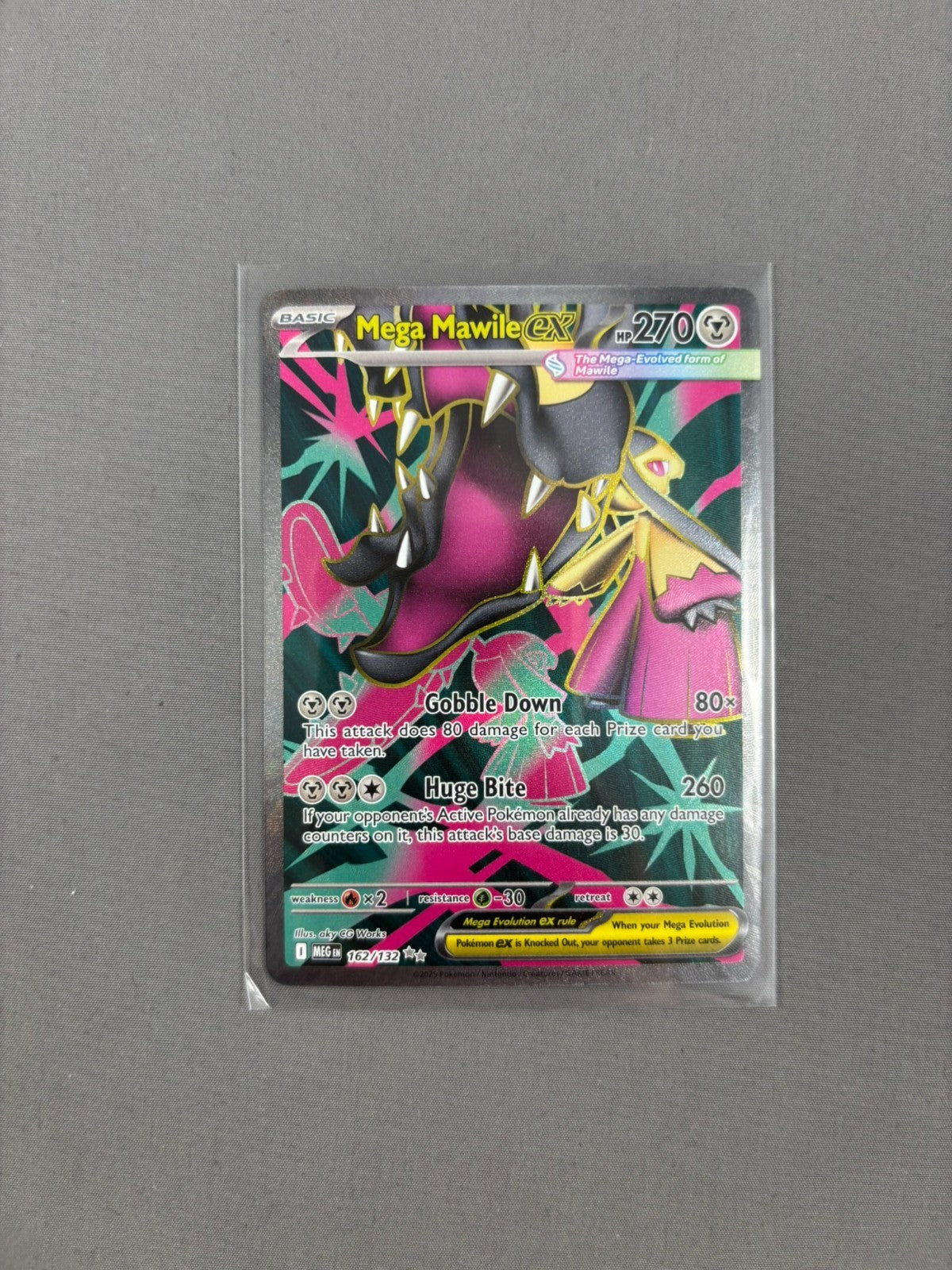Pokemon TCG: Mega Mawile ex 162/132 Ultra Rare - Mega Evolution NM