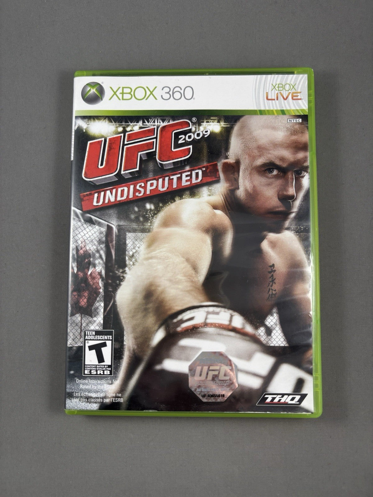 UFC Undisputed 2009 (Microsoft Xbox 360, 2008) CIB Complete