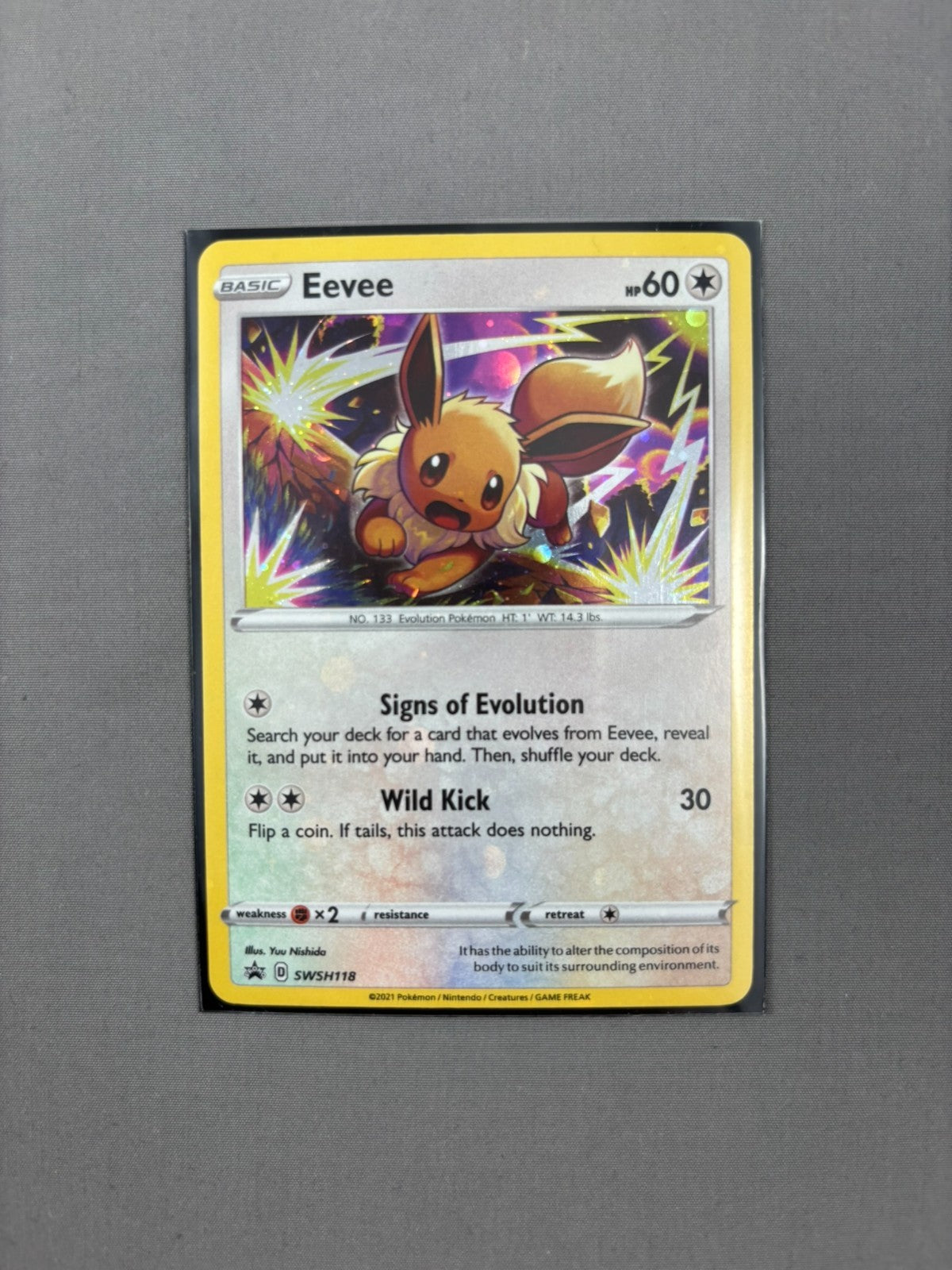 Eevee Holo SWSH: Sword & Shield Promo Cards SWSH118 NM