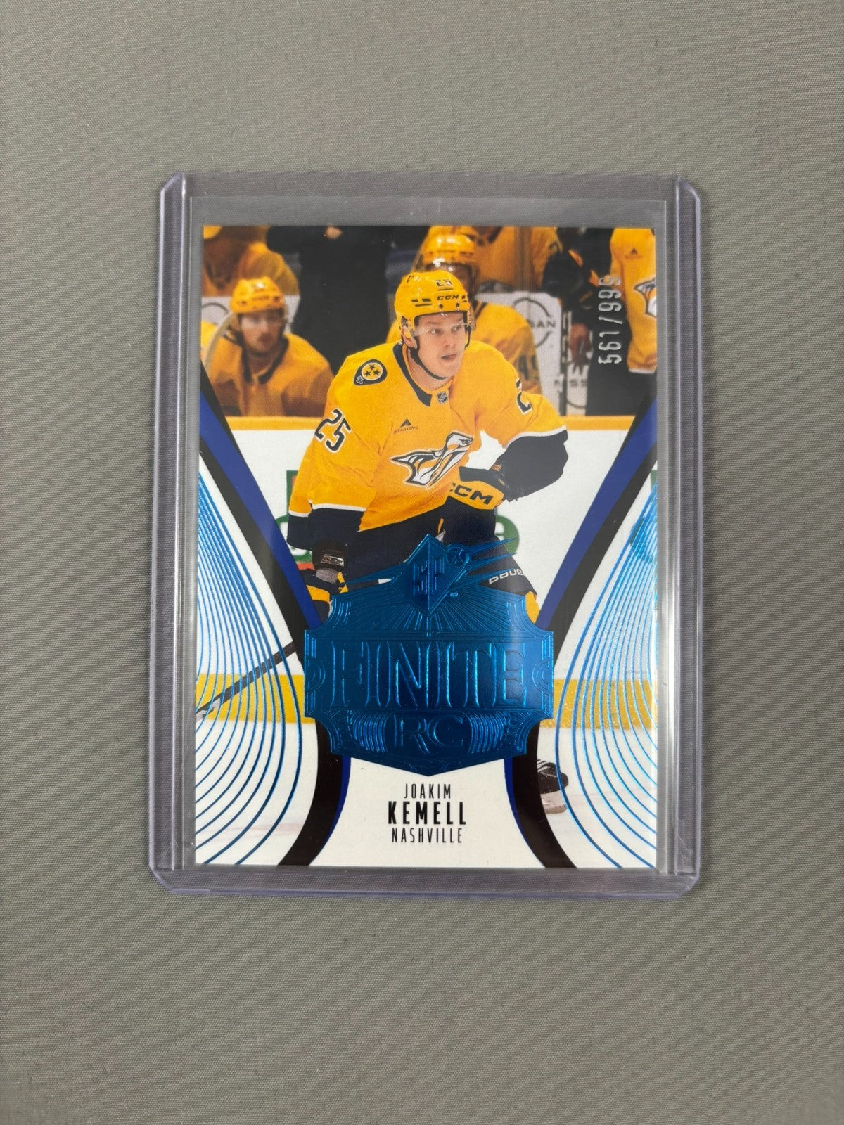 2025-26 Spx Joakim Kemell Rookie Finite /999 Blue RC Predators #28