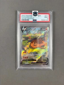 PSA 9 MINT JAPANESE POKEMON 2022 CHARIZARD V 211/172 VSTAR UNIVERSE S12a