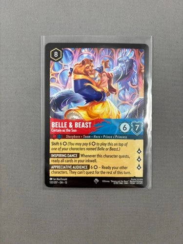 Belle & Beast - Disney - Lorcana - Attack of the Vine! Non Foil NM 132/207