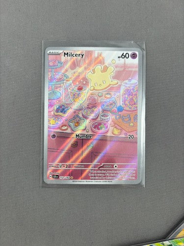 Milcery 152/142 Illustration Rare Stellar Crown Pokemon Holo Near Mint