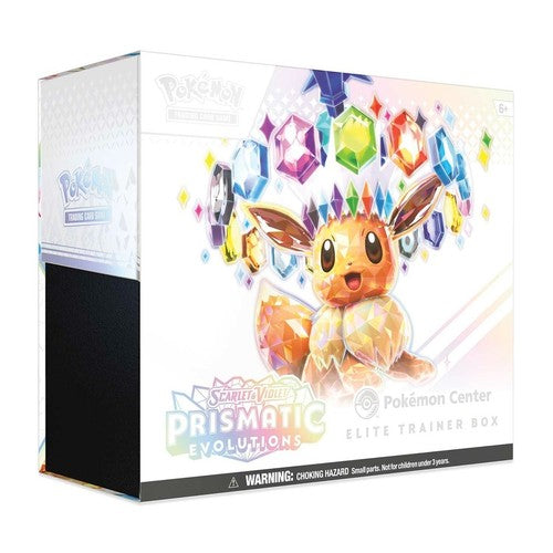Prismatic Evolutions Pokemon Center ETB Elite Trainer Box New Sealed (with Case)