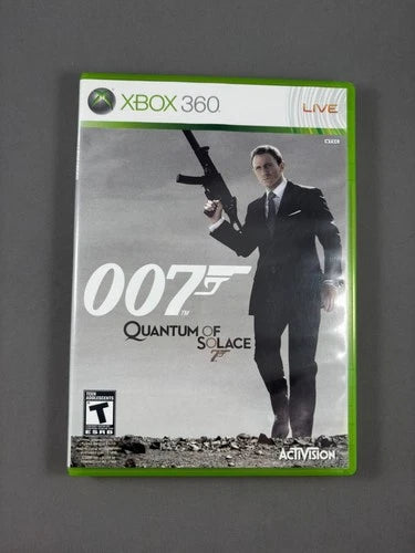 James Bond 007: Quantum of Solace (Microsoft Xbox 360, 2008) Complete CIB