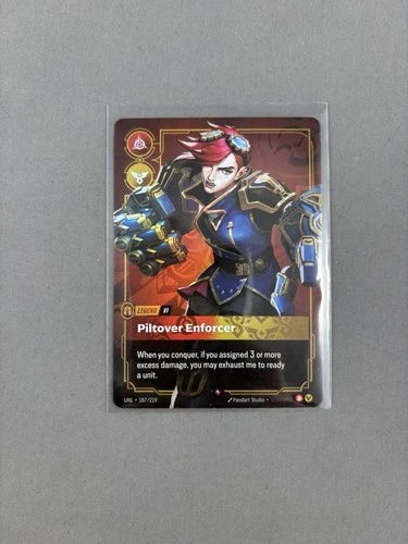 Vi - Piltover Enforcer - Unleashed #187/219 - Rare - Foil - NM
