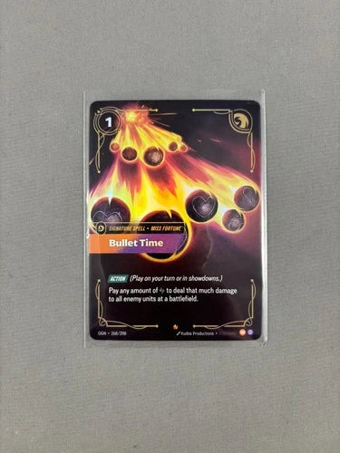 Foil - Bullet Time - 268/298 / NM / English Riftbound